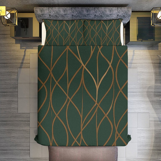 Set biancheria da letto "Intrecci Ramati"