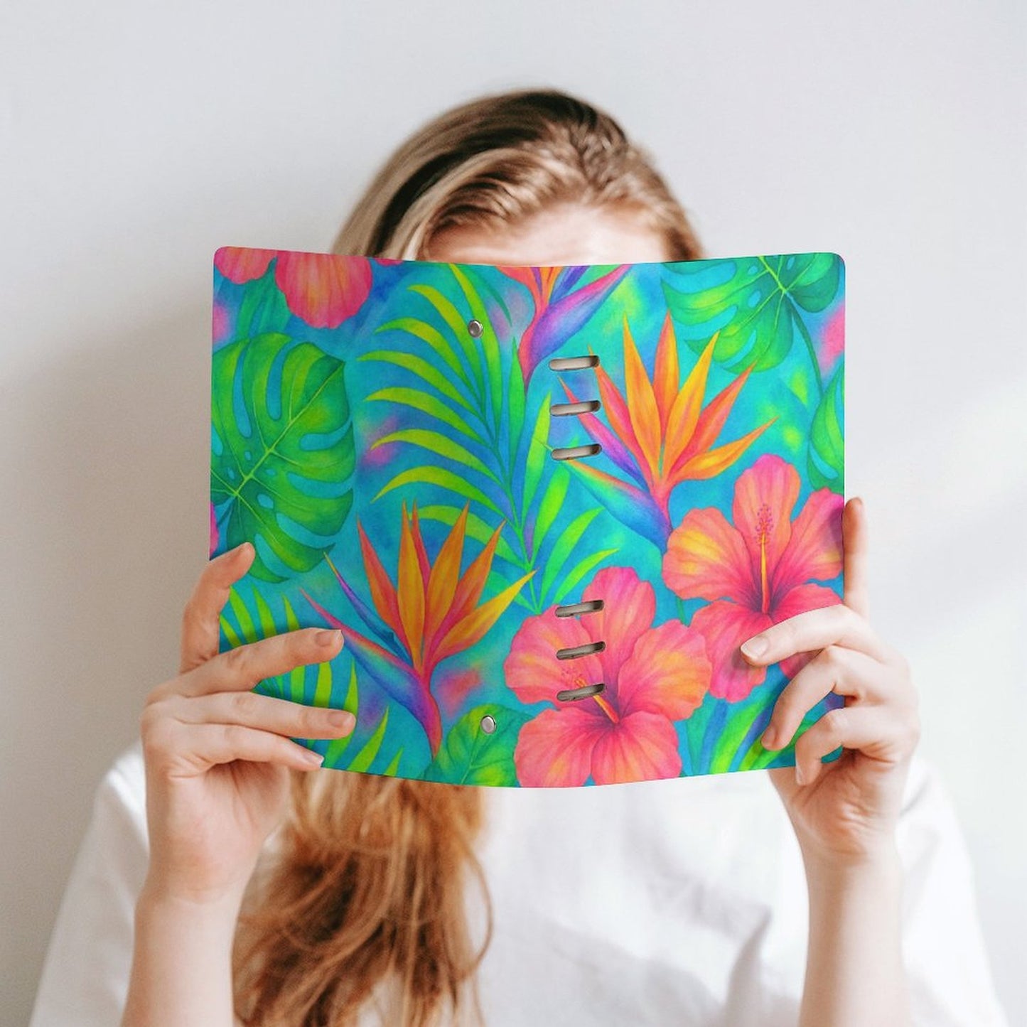 Quaderno con raccoglitore di design (A5)