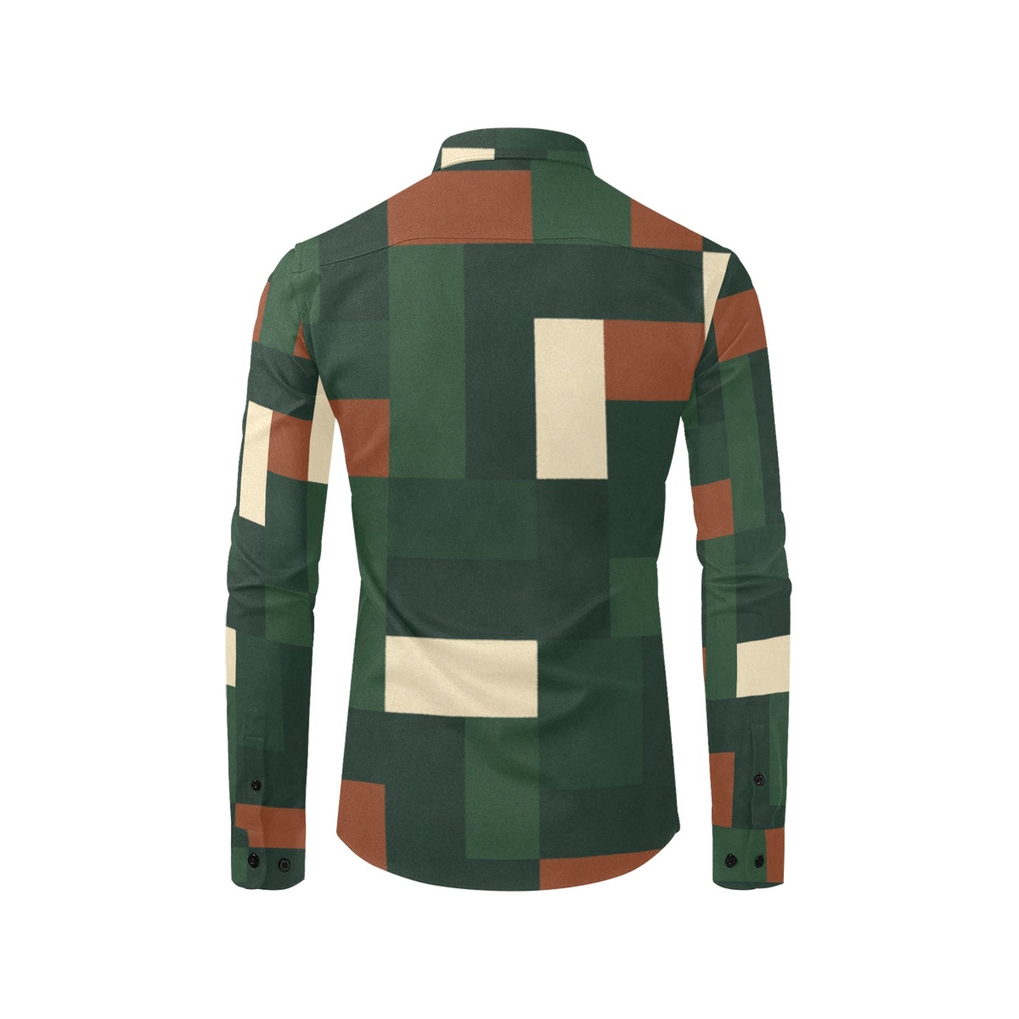 Men's All Over Print Long Sleeve Shirt(Model T61)