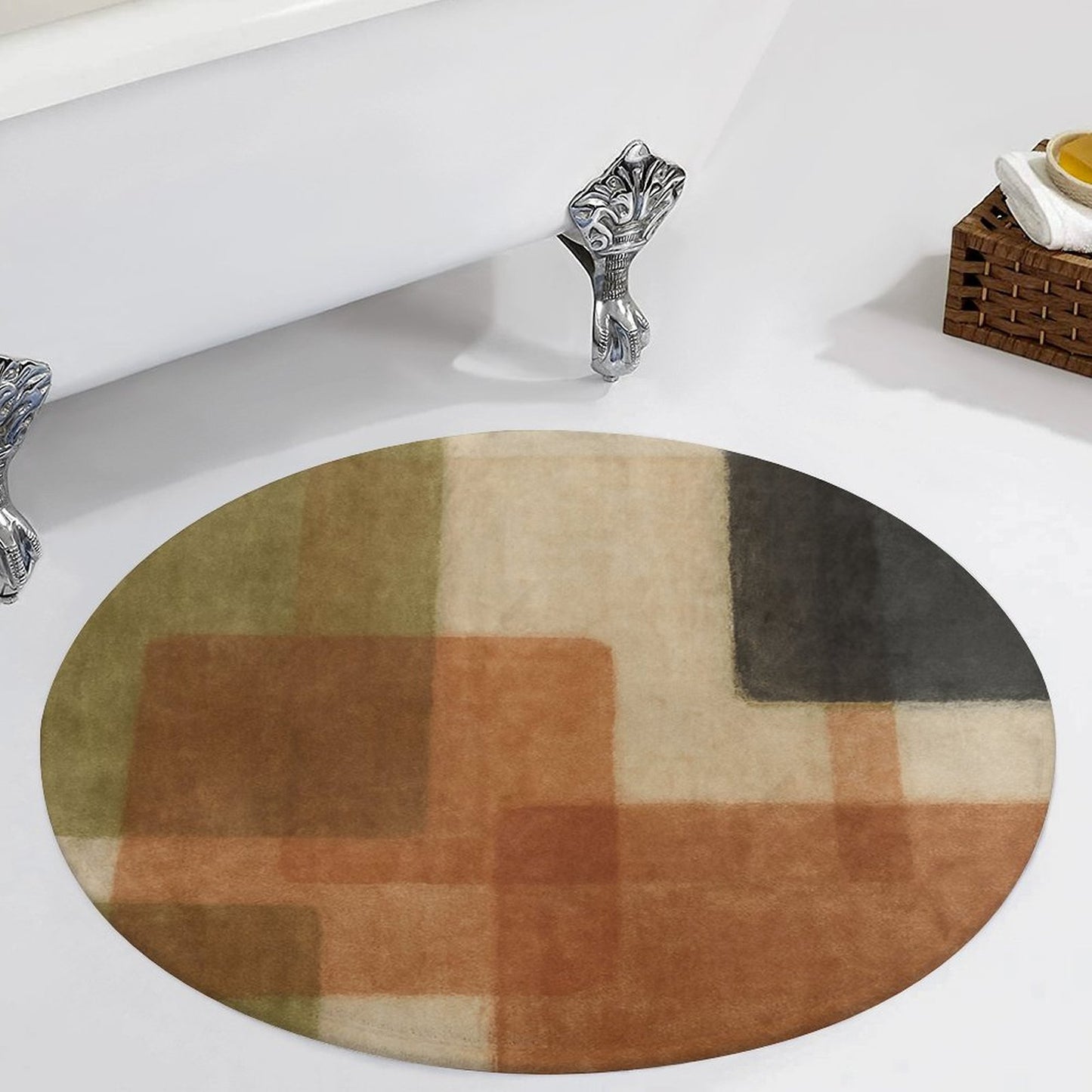 Design Coral Velvet Floor Mat (90*90cm)