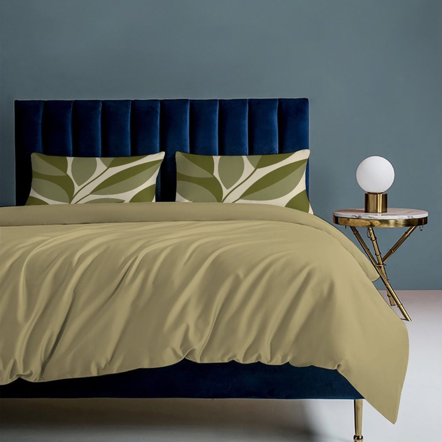 Design 3-Piece Bedding Set (1 Duvet Cover + 2 Pillow Shams) – 102"×90"