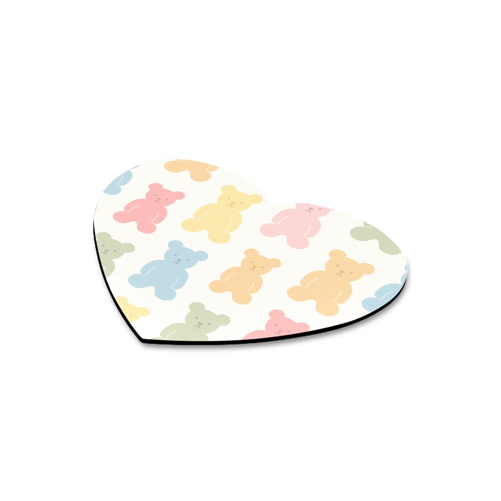 Mousepad a forma di cuore