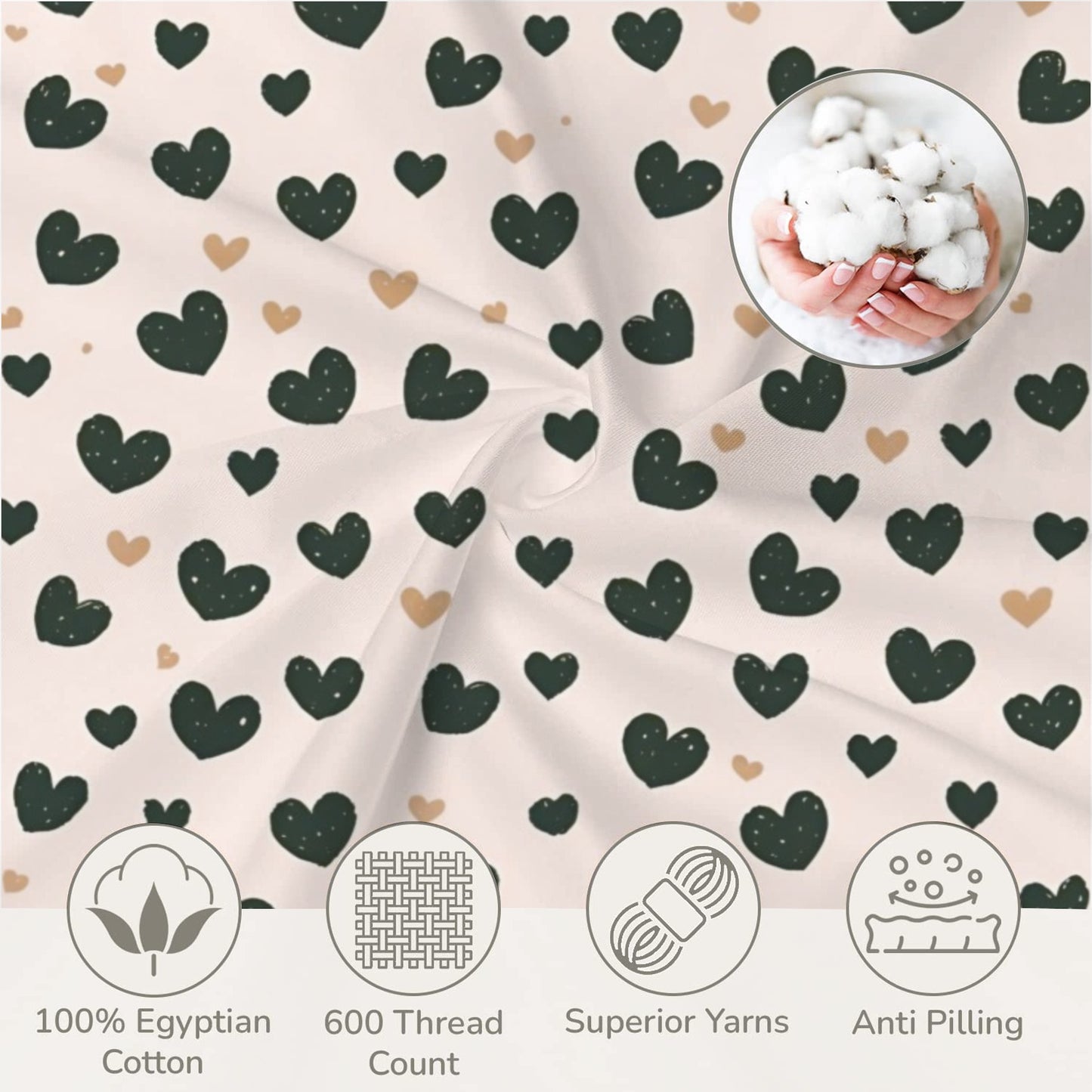 38 (2) Custom 3-Piece Bedding Set (90" x 104")