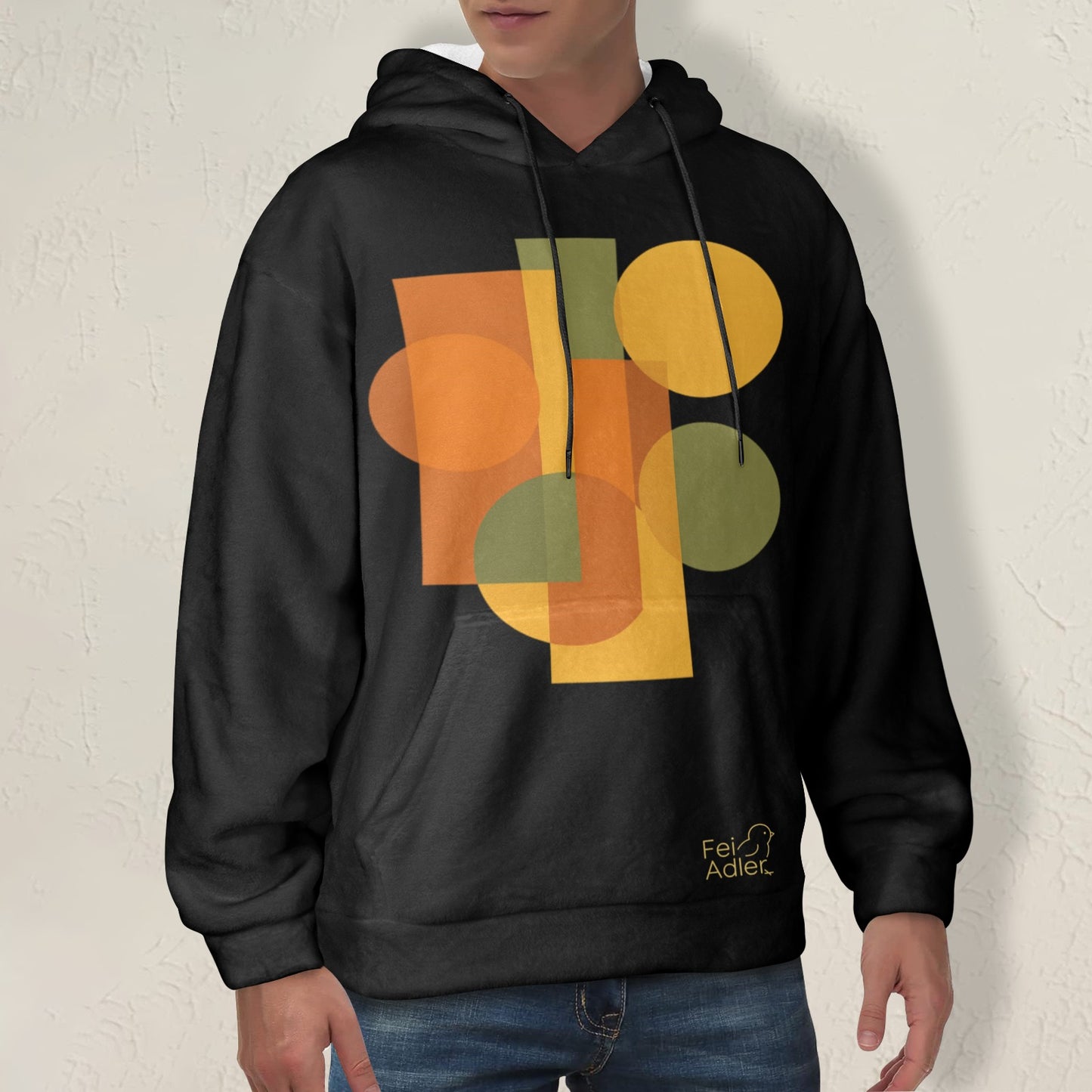 Men's Flannel Hoodie (Model H63)