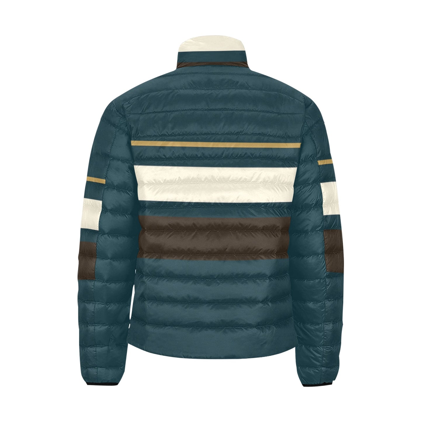 Men's Stand Collar Padded Lightweight Bomber Jacket(ModelH41)