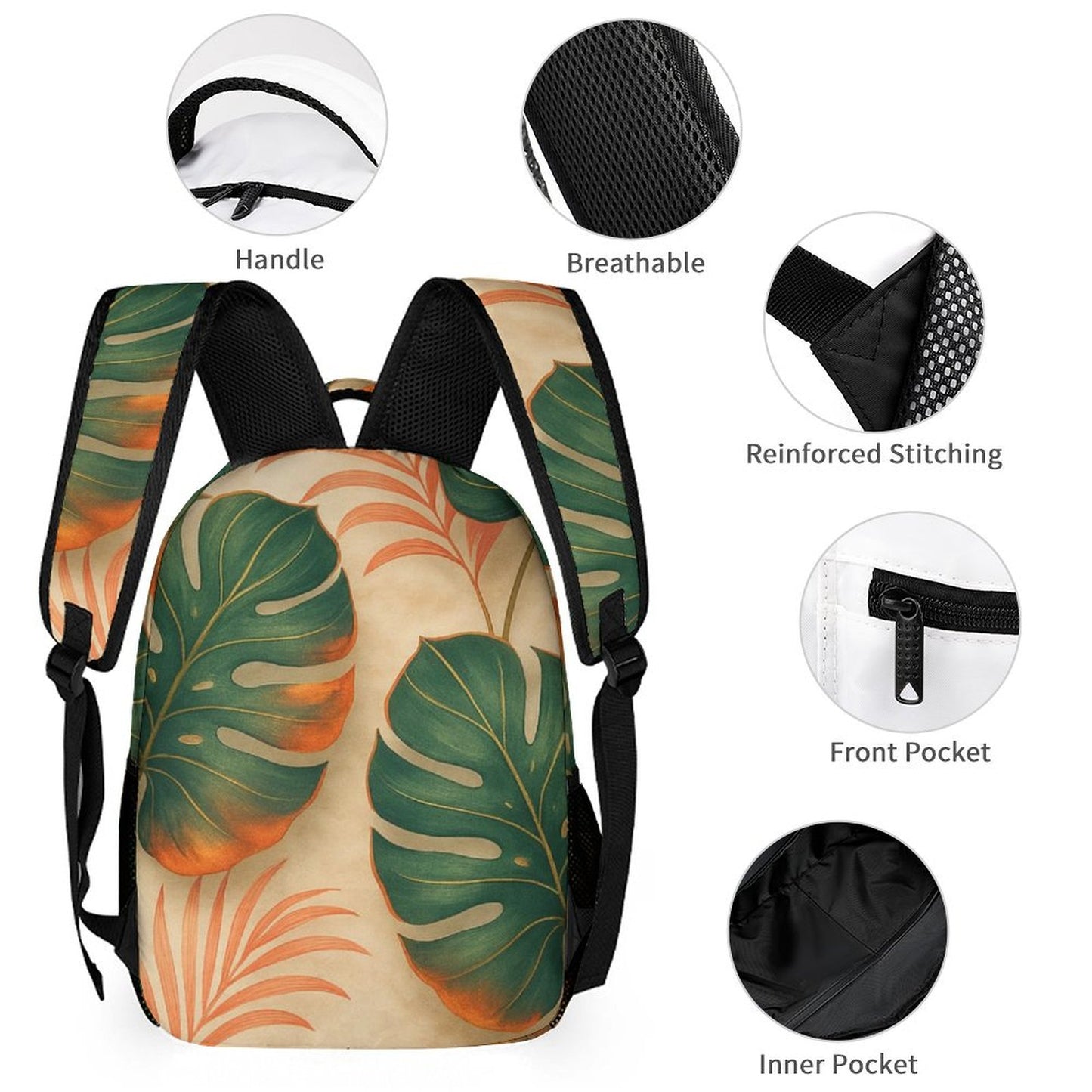 Design All Over Print 3-in-1 Backpack Combo Set