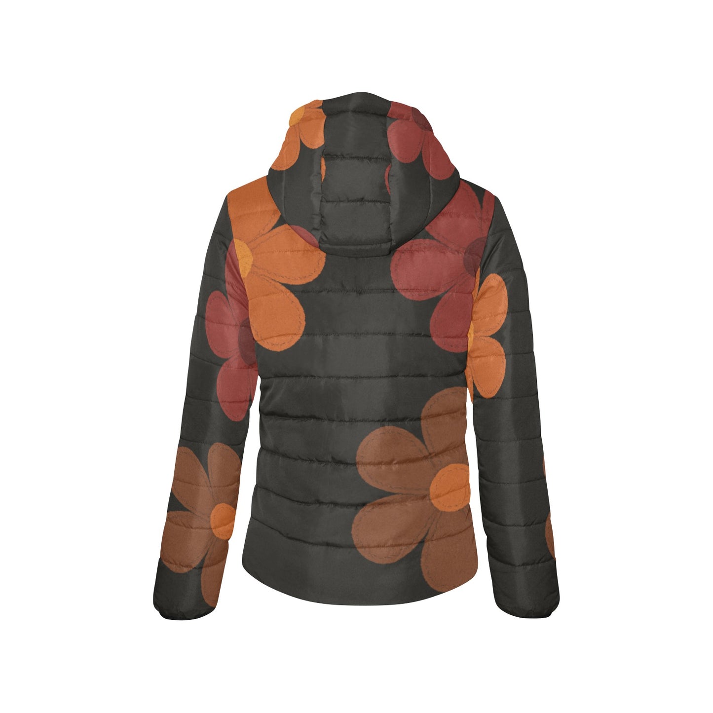 Women's Padded Hooded Jacket "Margherite d'Autunno"