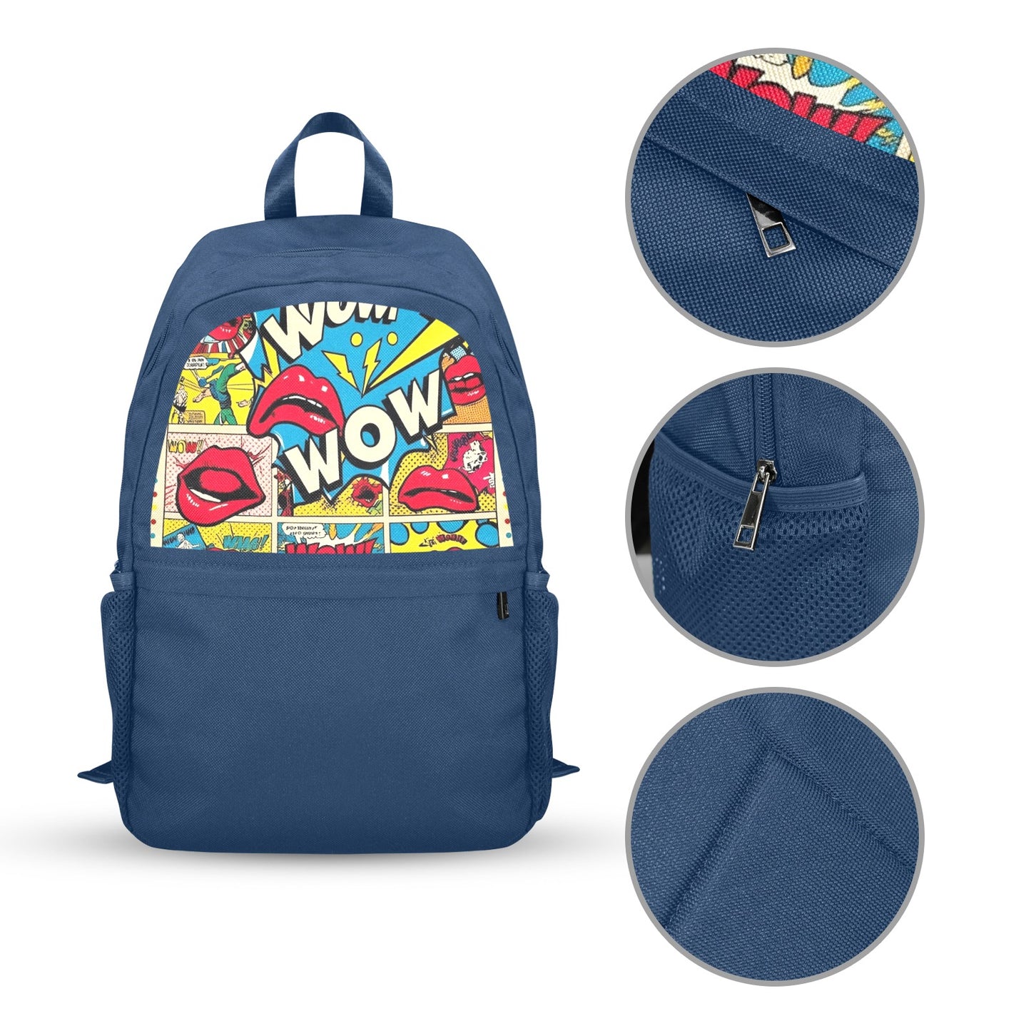 85 Casual Backpack(Upper Part Printing)(Model 1753)(Made in Queens)