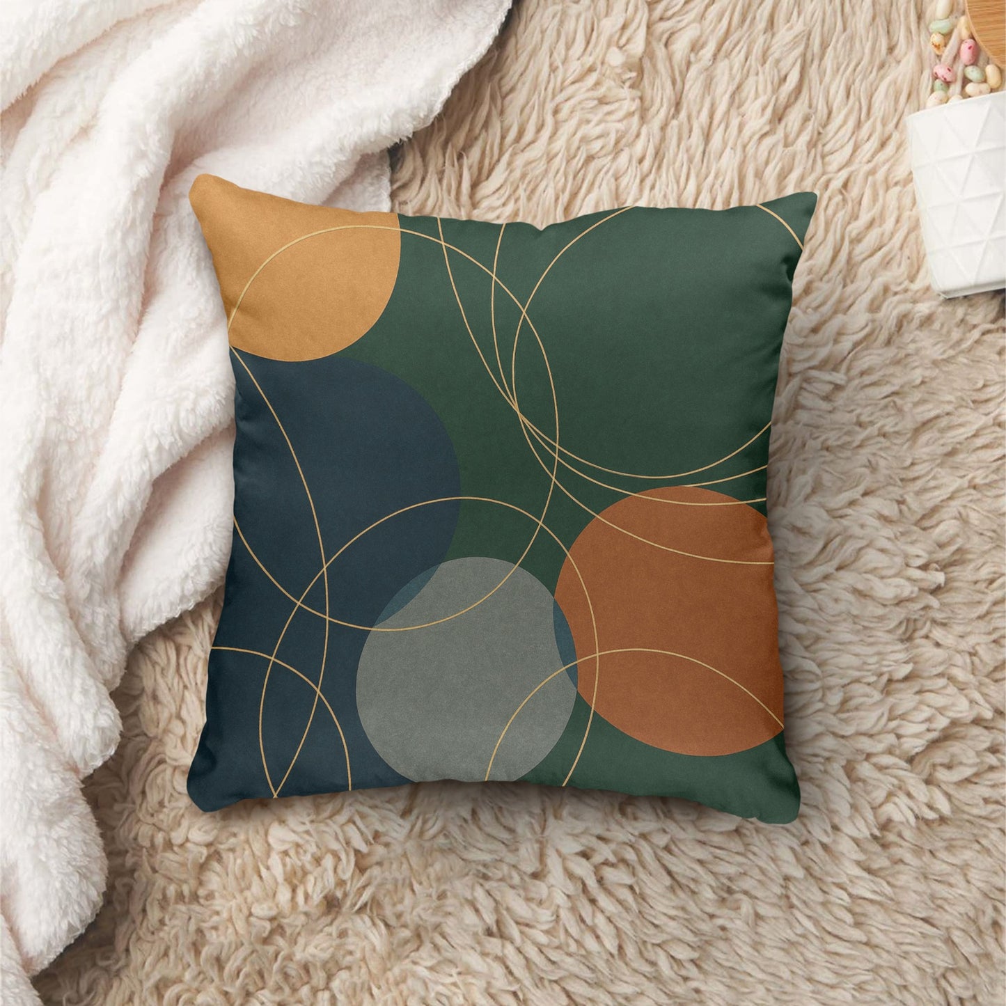 Peach Skin Pillowcase 20"x20" (One Side Printing)(2 Pack)