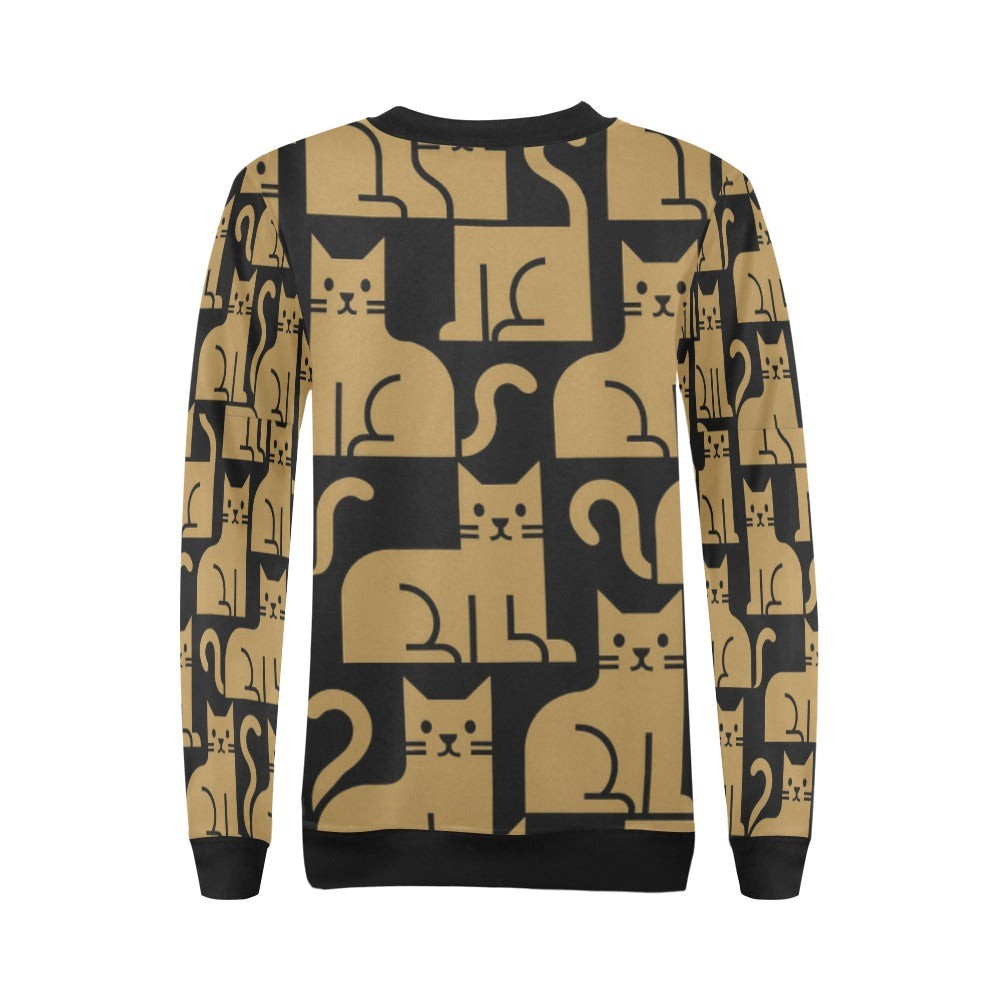 Women's All Over Print Sweatshirt (Model H18)