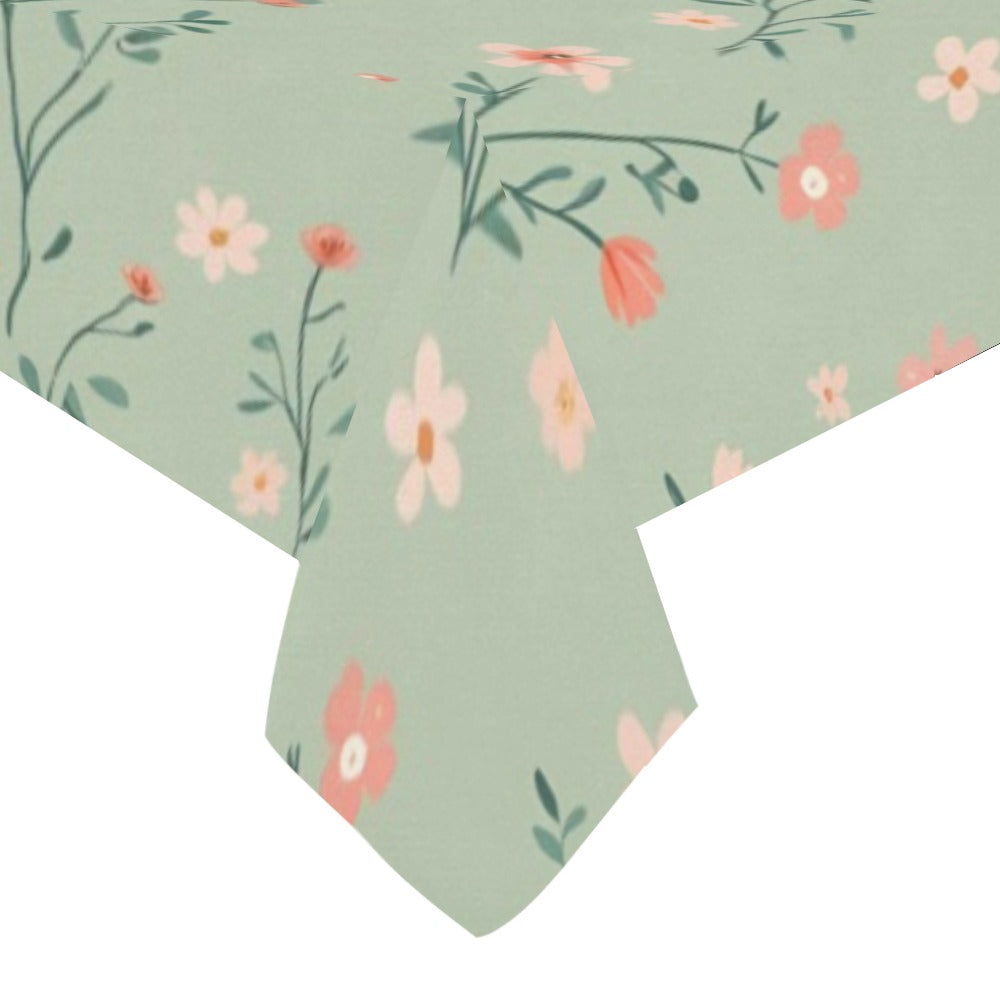 9 Cotton Linen Tablecloth 90"x60"