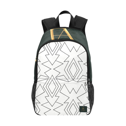 Unisex Casual Backpack with Side Mesh Pockets (Model 1659)