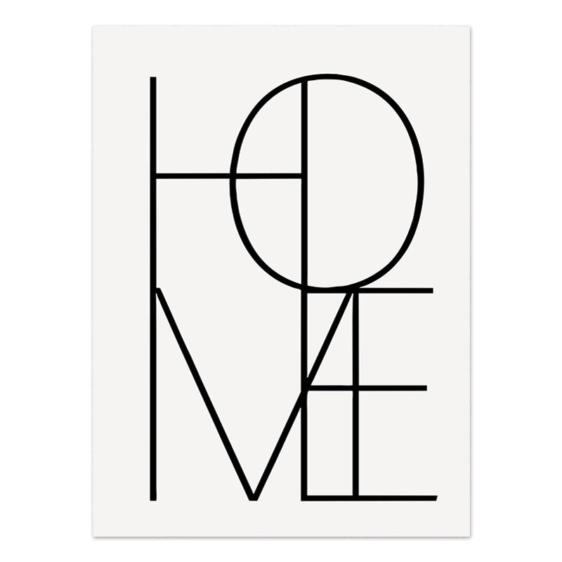 Poster di arte bohémien astratta, stile Ins, dipinto aerografato