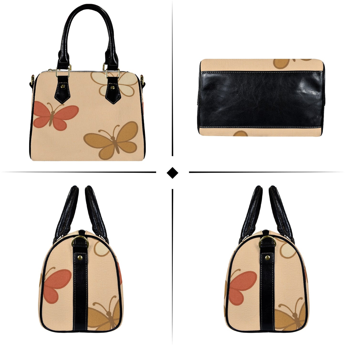 Custom Handbag-Black Handle