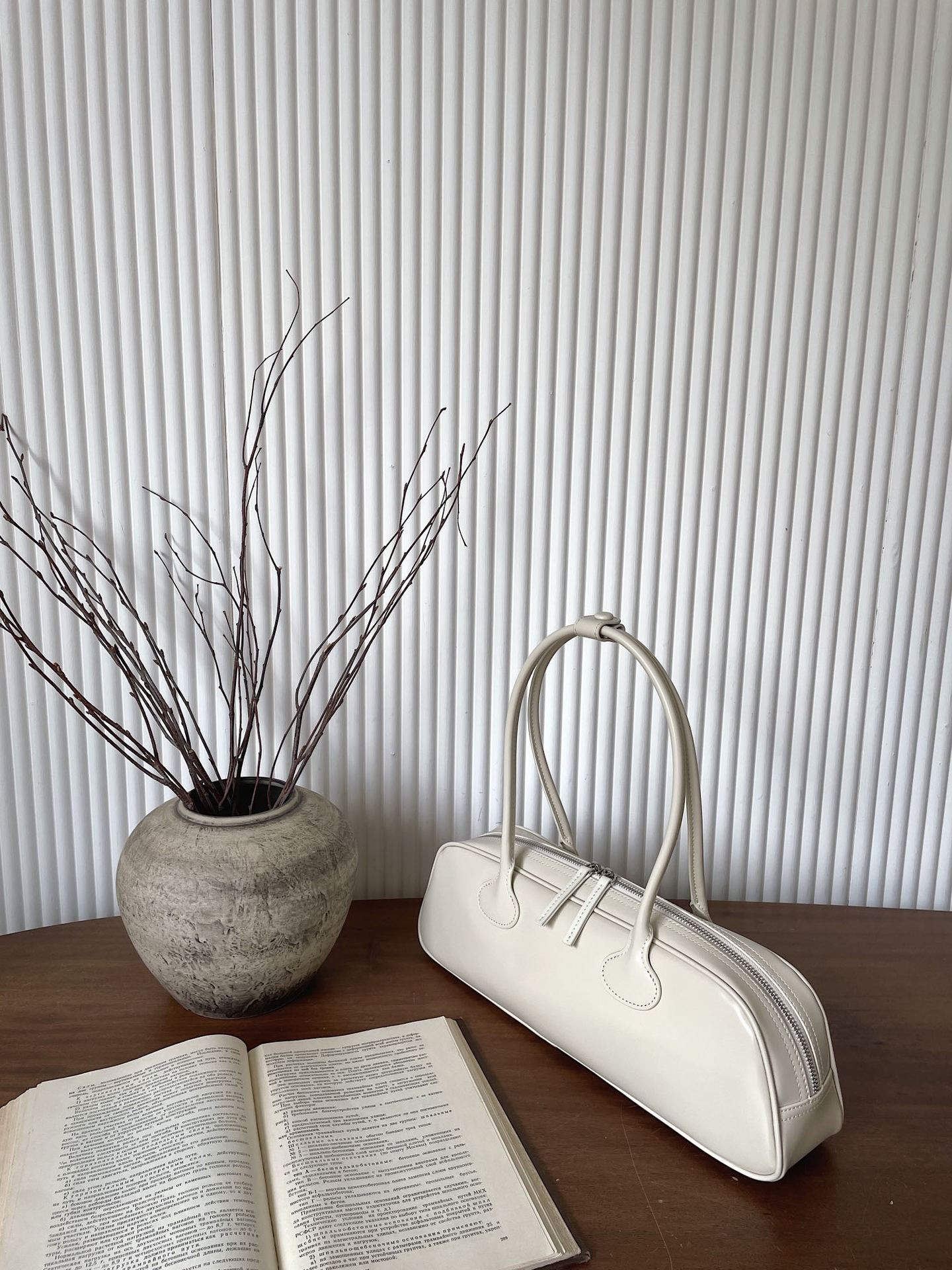 Borsa a tracolla in pelle, in stile coreano