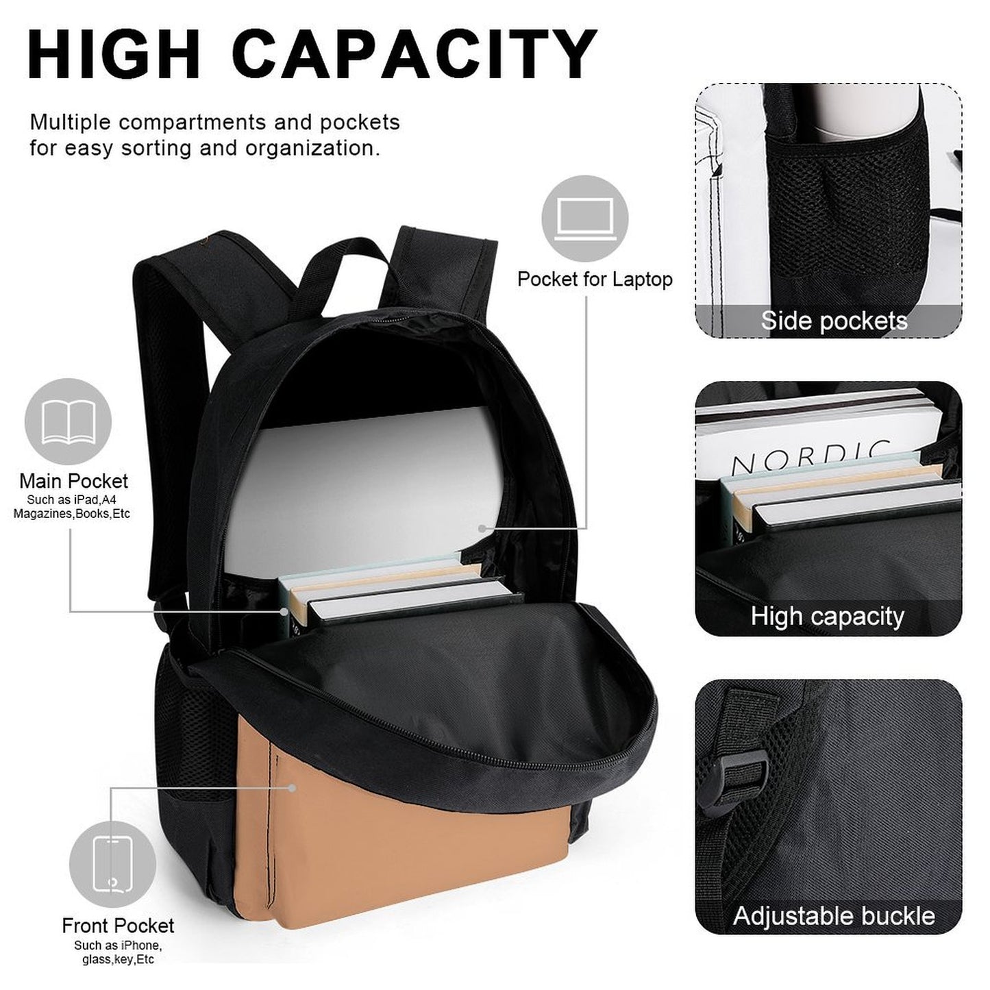 Design 3-in-1 Backpack Combo Set