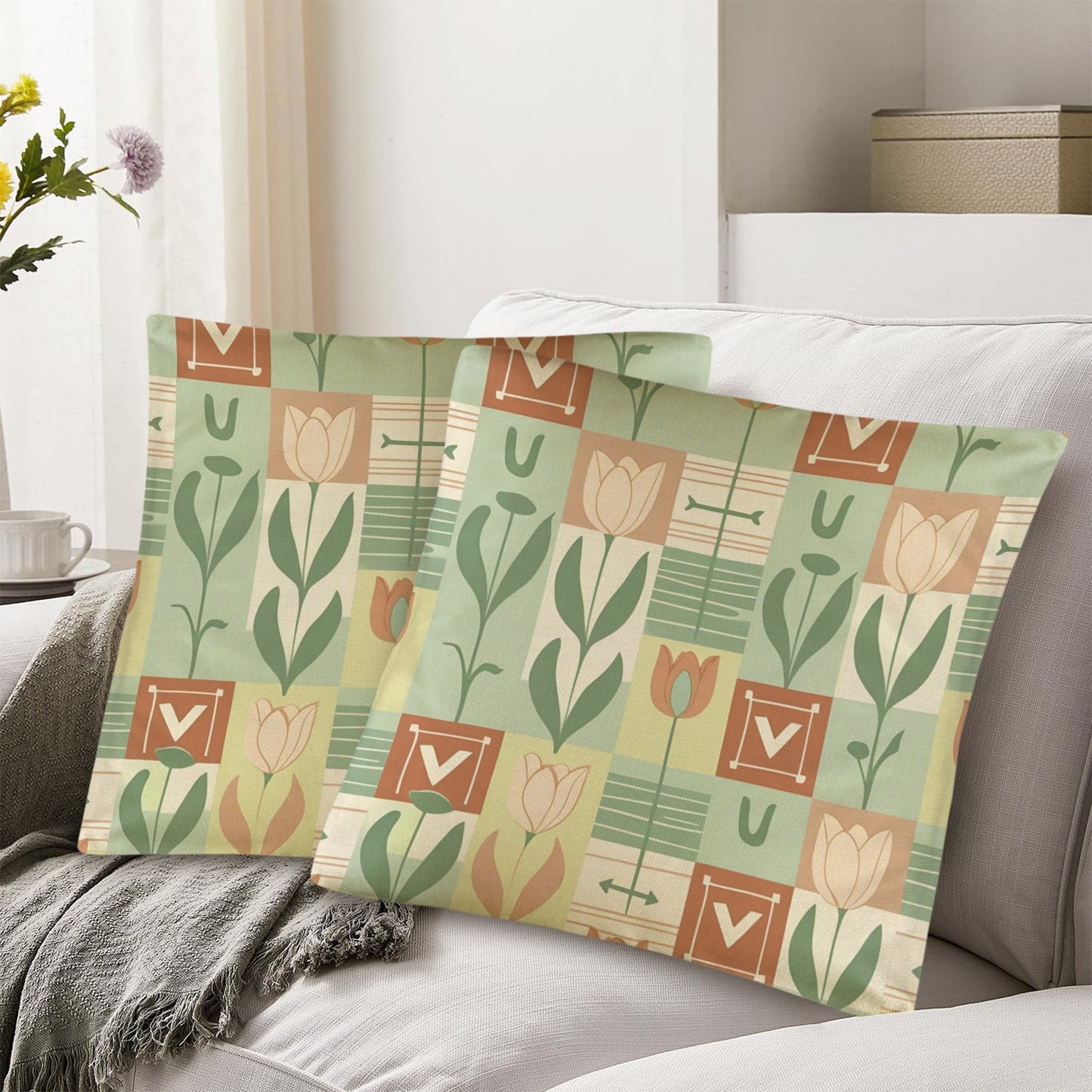 13 (3) Custom Pillow Case 18x18inch (One Side Printing)(Pack of 2)(Made in USA)