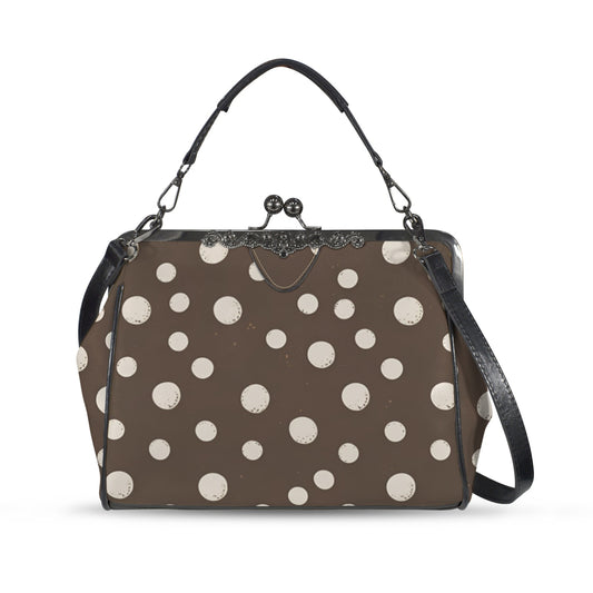 98 (2) Kisslock Crossbody Shoulder Bag(Model 1752)