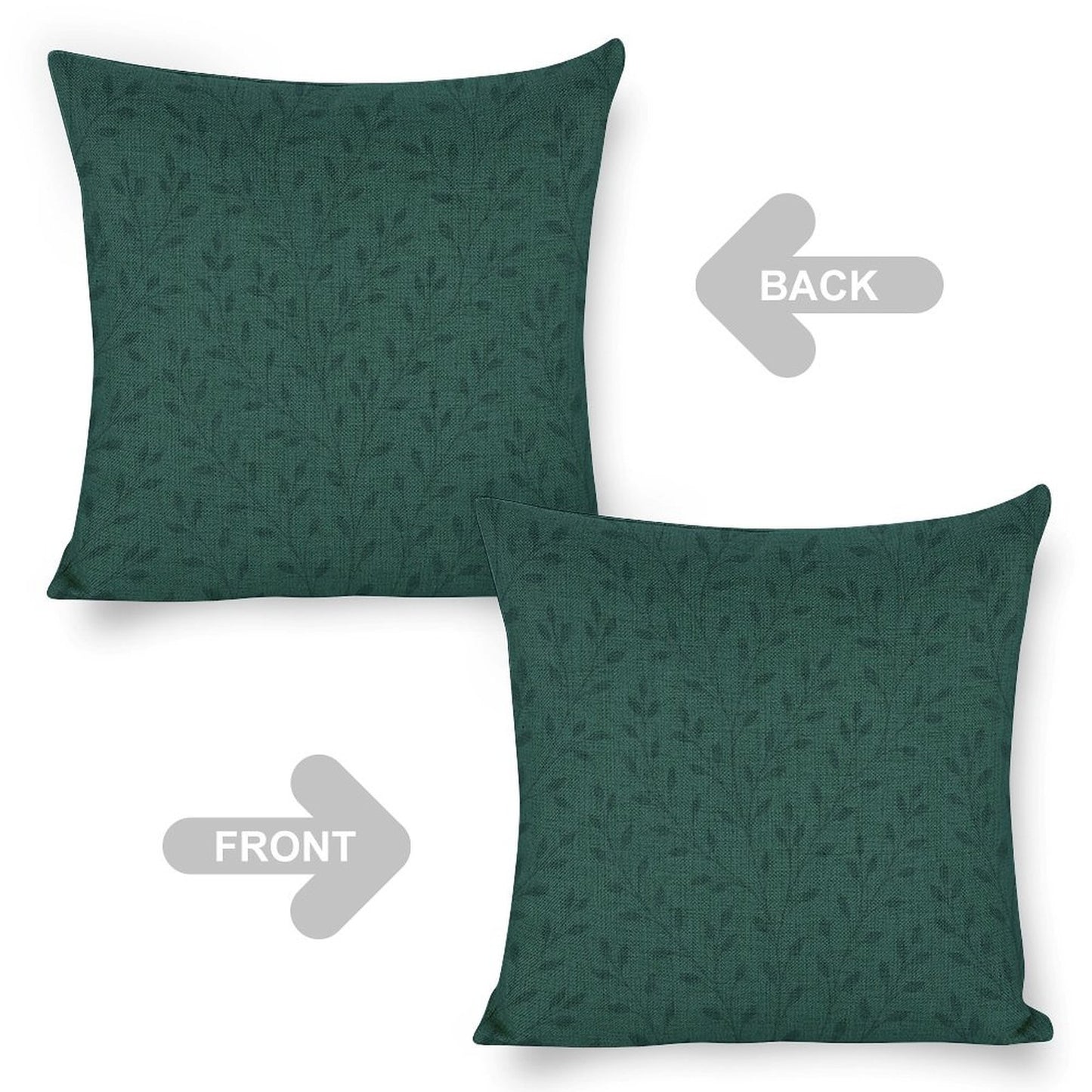 Design Custom Linen Pillow Case 18x18 Inch (Two-Side Printing) (Set of 4)