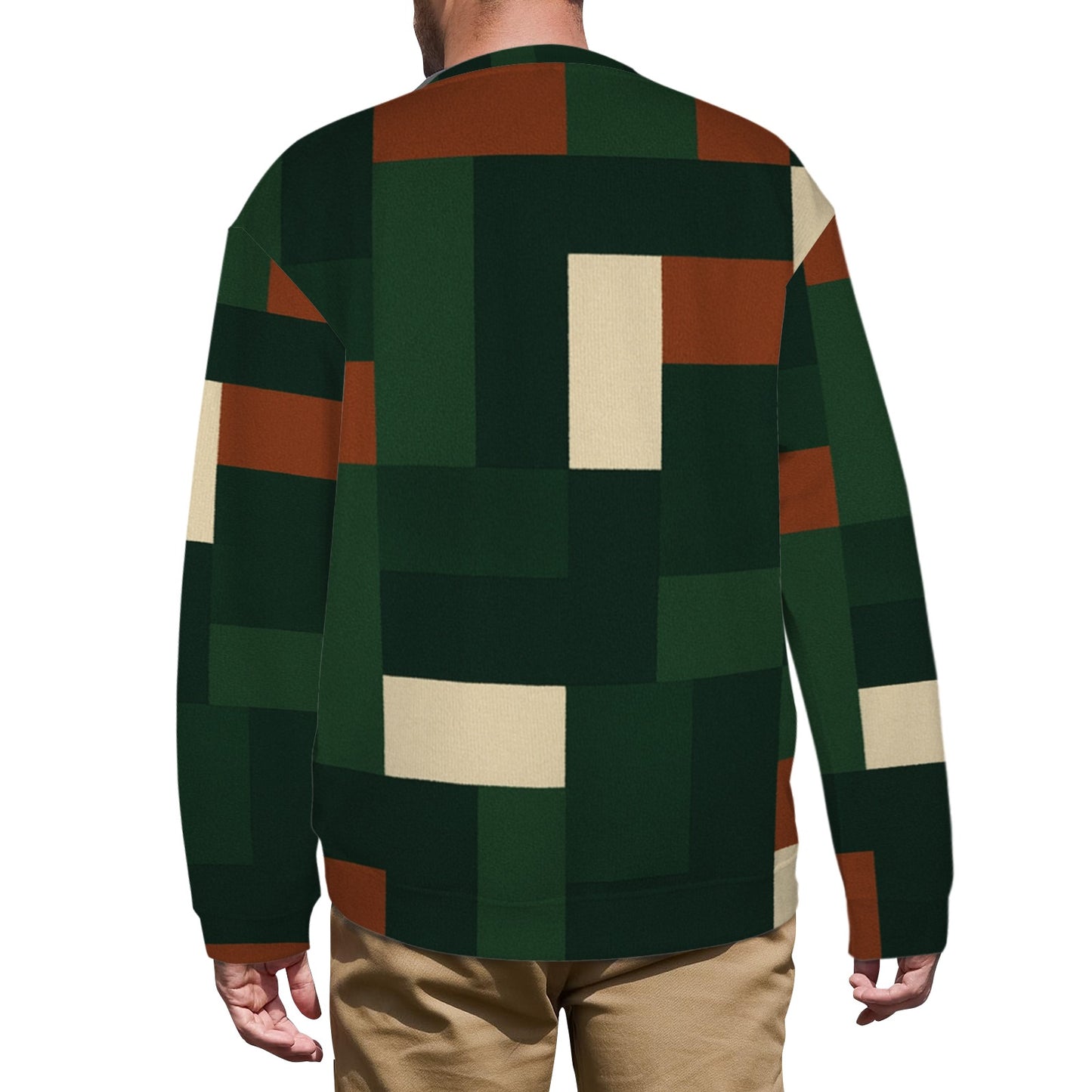All Over Print Sweater(Large Size）