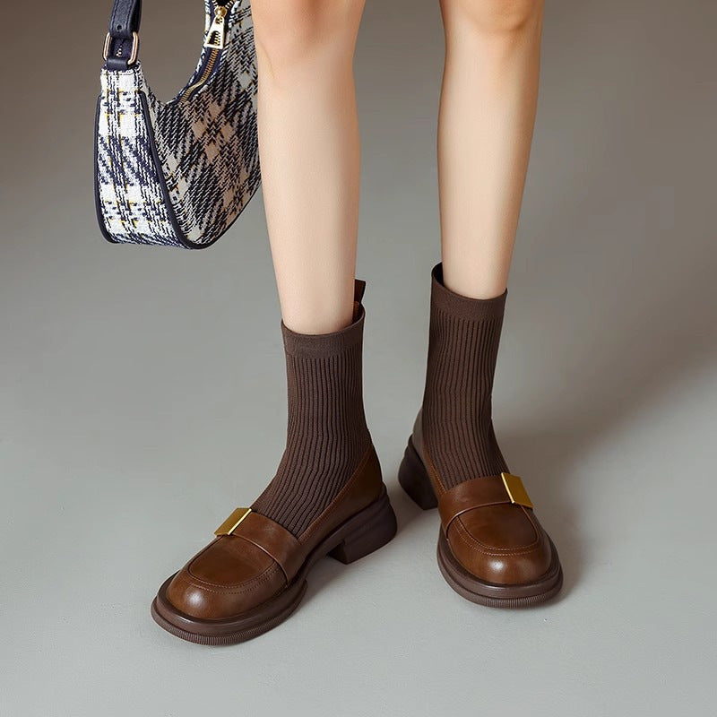 Stivaletti retrò elasticizzato