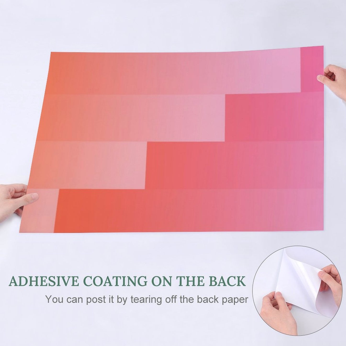 Design Self Adhesive Poster (Horizontal)
