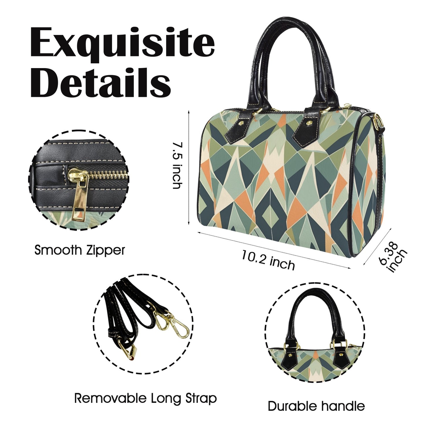 Custom Mini Travel Bag-Black Handle (Model 1749)