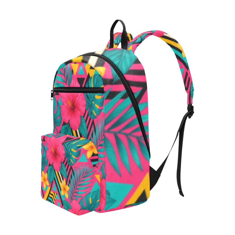 Tropical Geometric Travel Backpack(Large Capacity)(Model 1691)