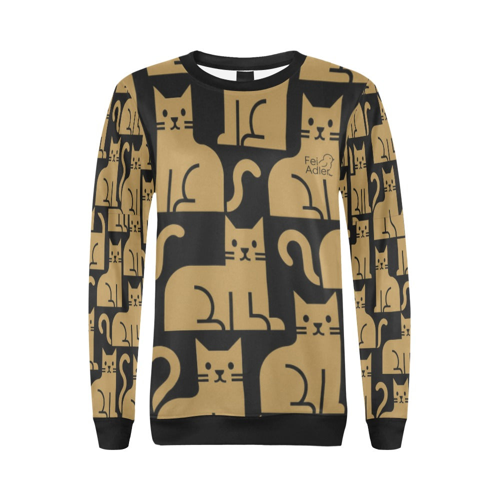 Women's All Over Print Sweatshirt (Model H18)