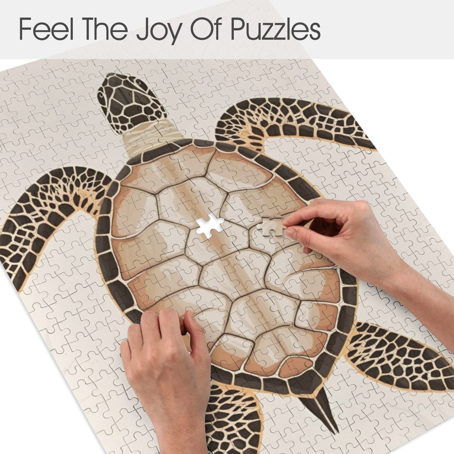 100 500-Piece Wooden Jigsaw Puzzles (Vertical)
