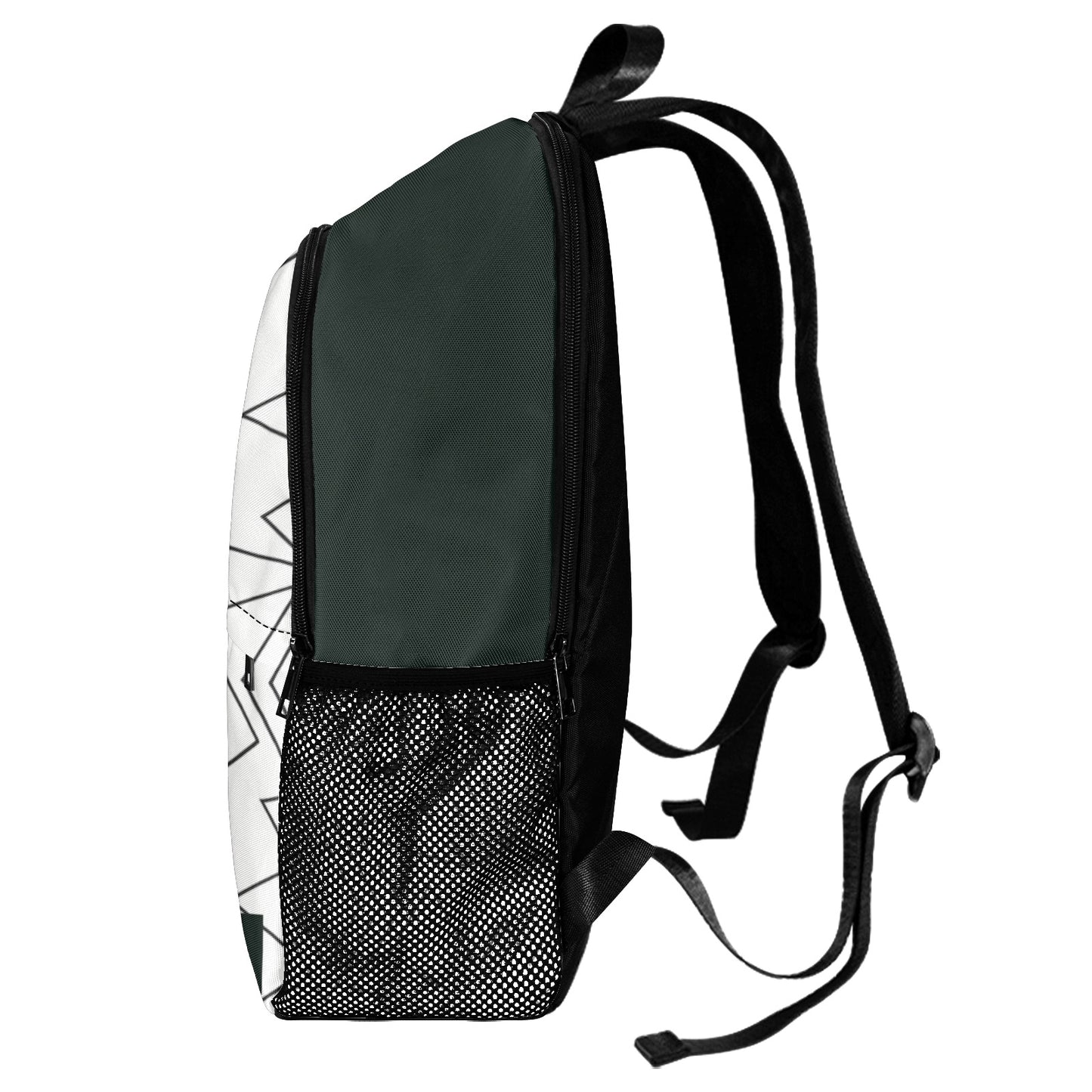 Unisex Casual Backpack with Side Mesh Pockets (Model 1659)