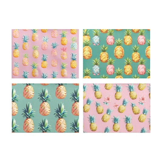 91 (2) Placemats 14" x 19"(Set of 4)(Designs are Different)