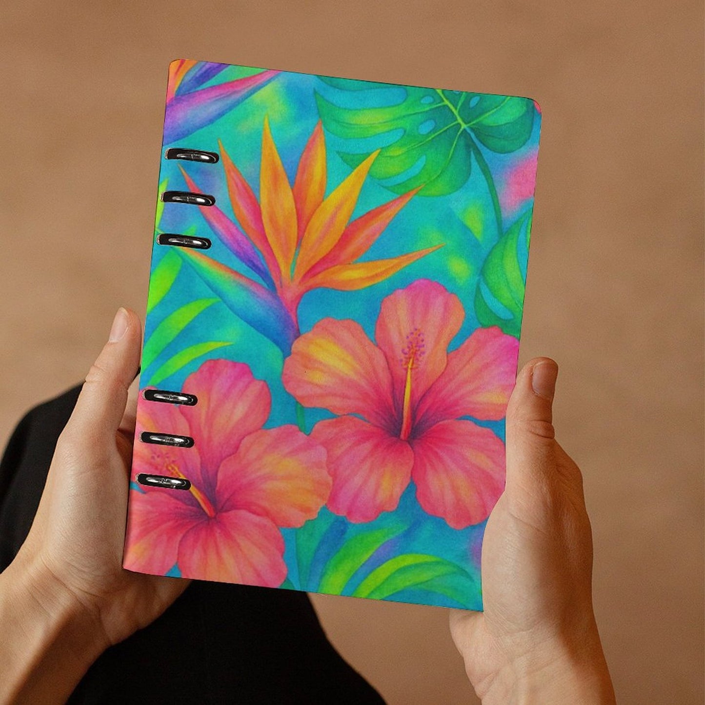 Quaderno con raccoglitore di design (A5)