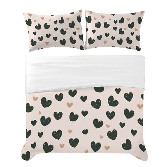 38 (2) Custom 3-Piece Bedding Set (90" x 104")