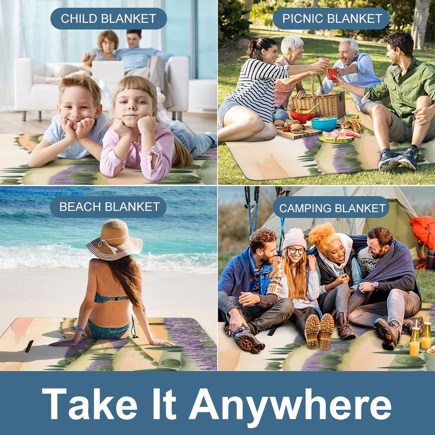 Design Square Picnic Mat
