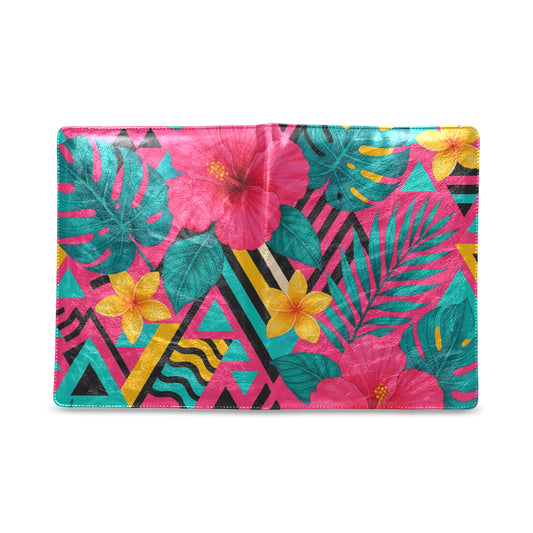 Taccuino di design geometrico tropicale