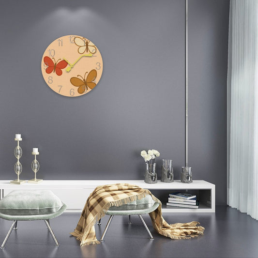 Design Wood Record Wall Clock