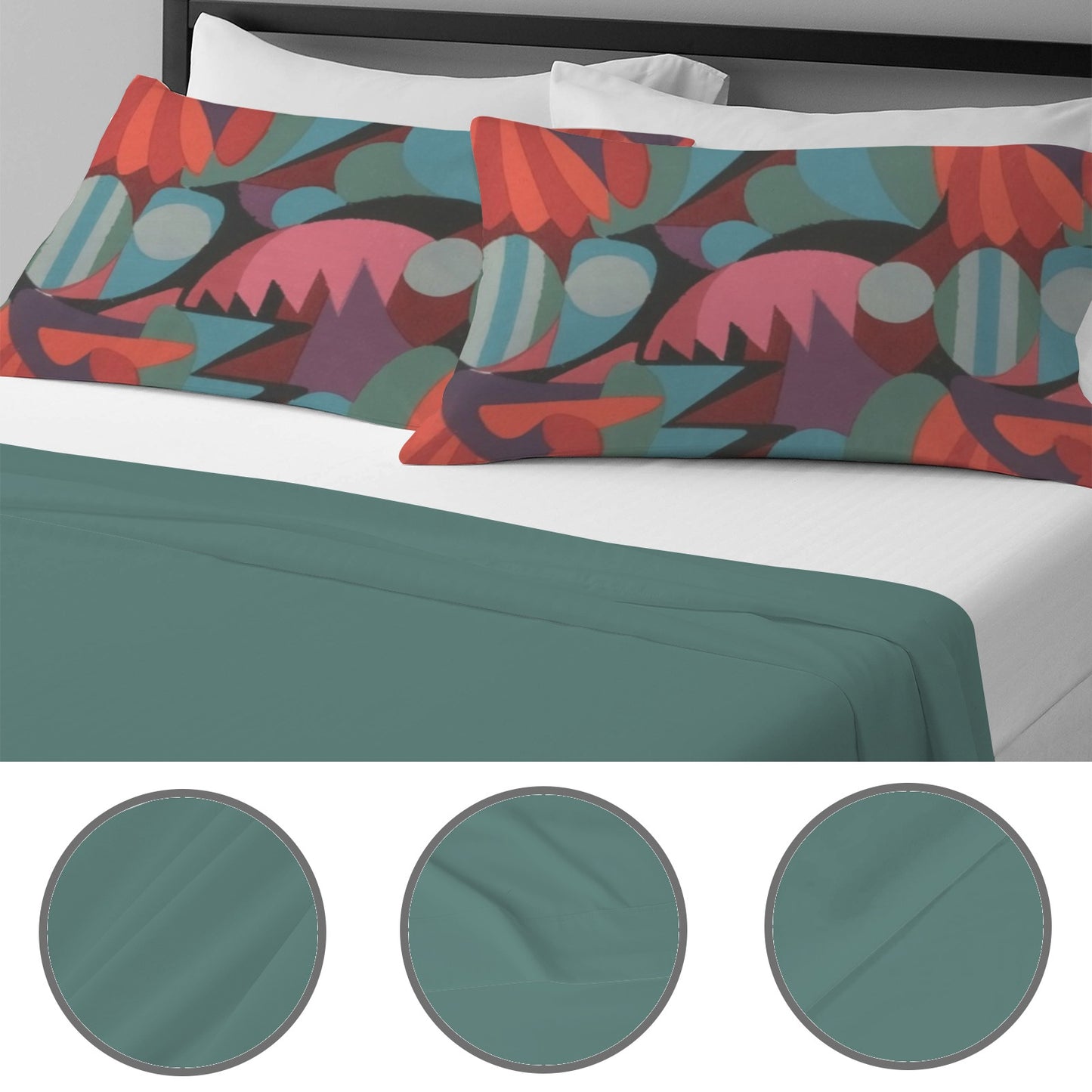 8 Custom Fitted Sheet 4-Piece Set (125x215x27 cm)