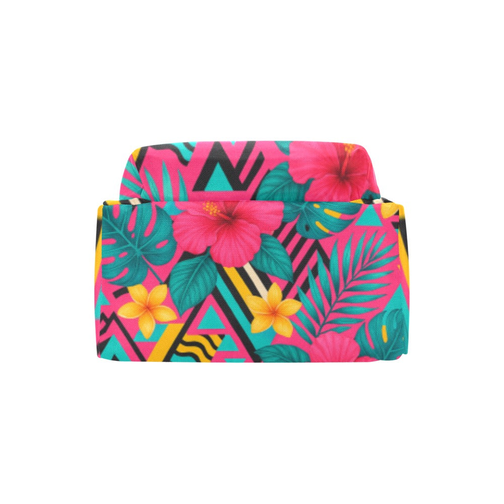 Tropical Geometric Travel Backpack(Large Capacity)(Model 1691)