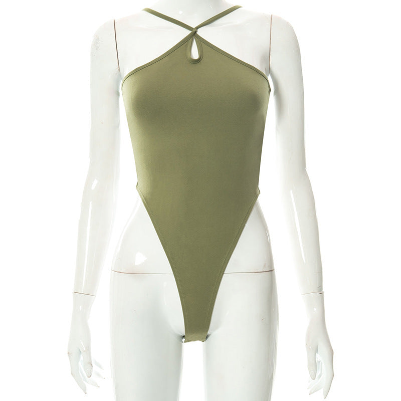 Body con lacci e schiena scoperta