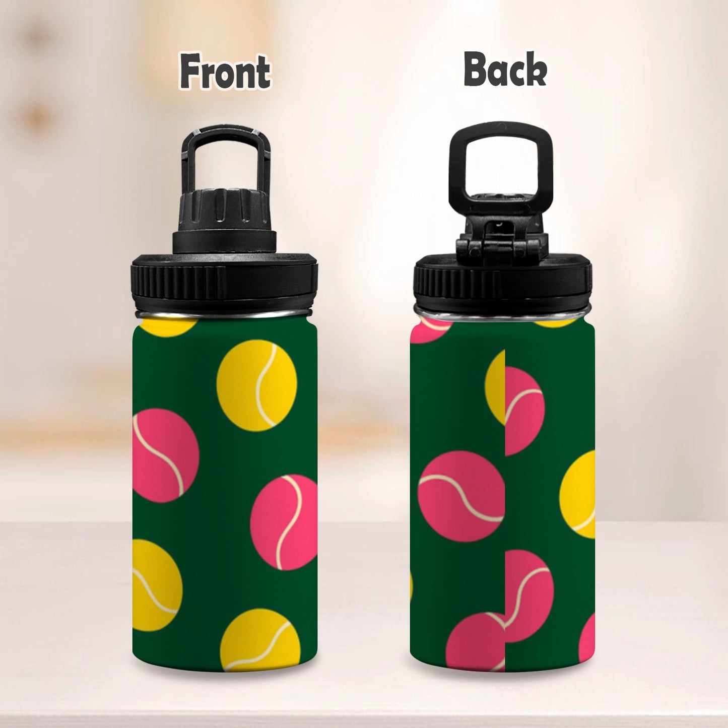 Borraccia per bambini con tappo a pressione