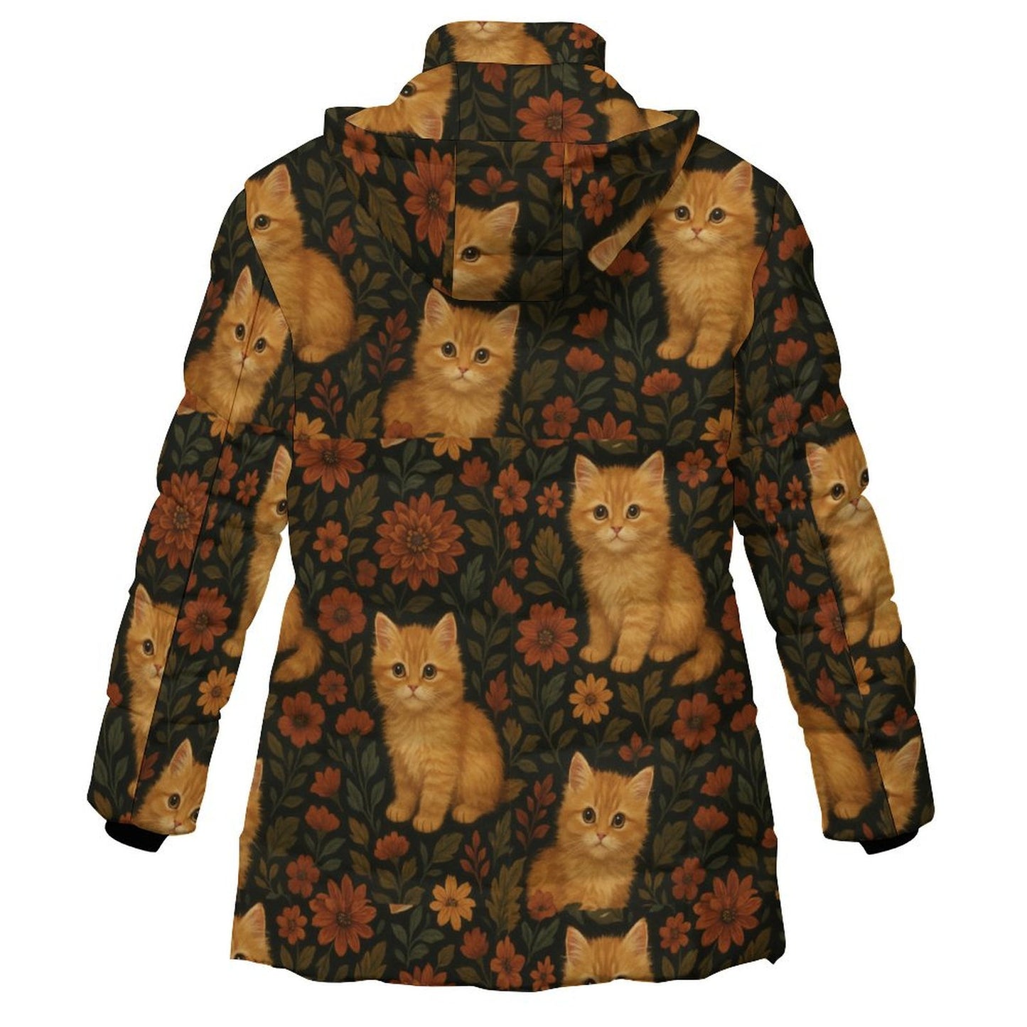 Design Women's Hooded Puffer Coat