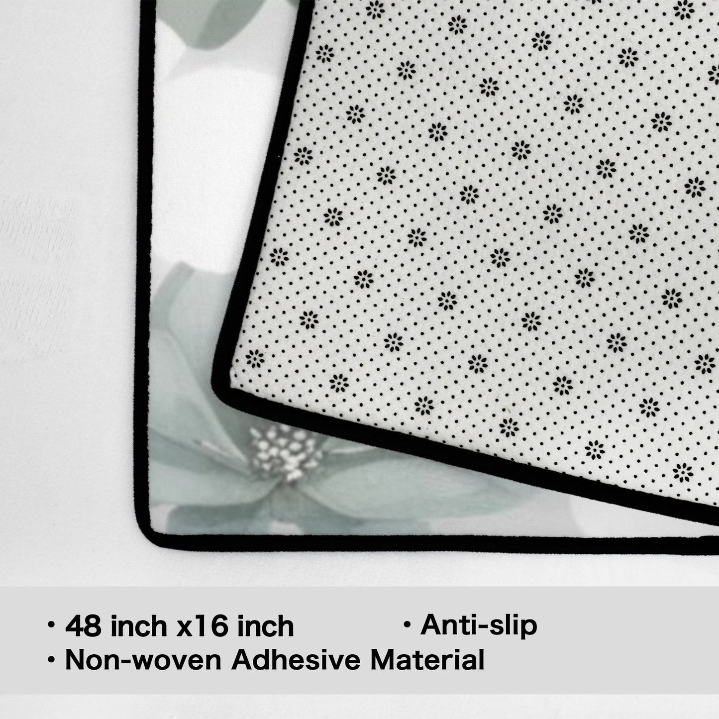 26 (2) 48x16 inch Area Rug with Black Binding (Made in USA)