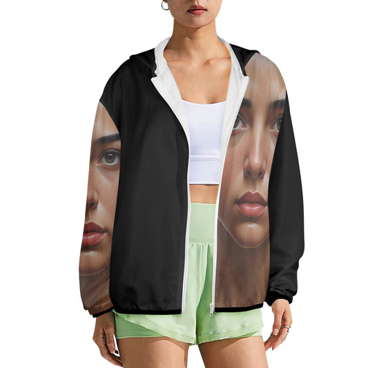27 Women's Sun Protection Hoodie(Model H62)