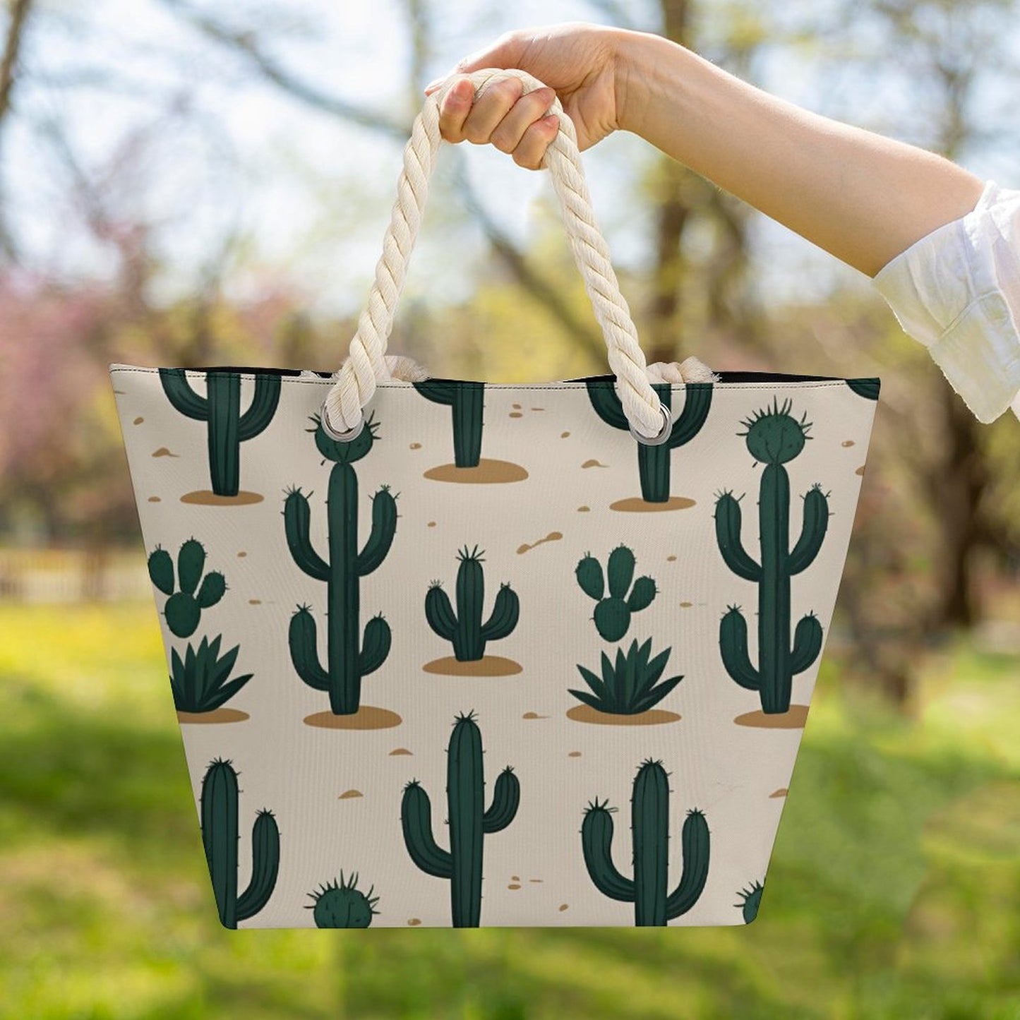 Design Hemp Rope Tote Bag