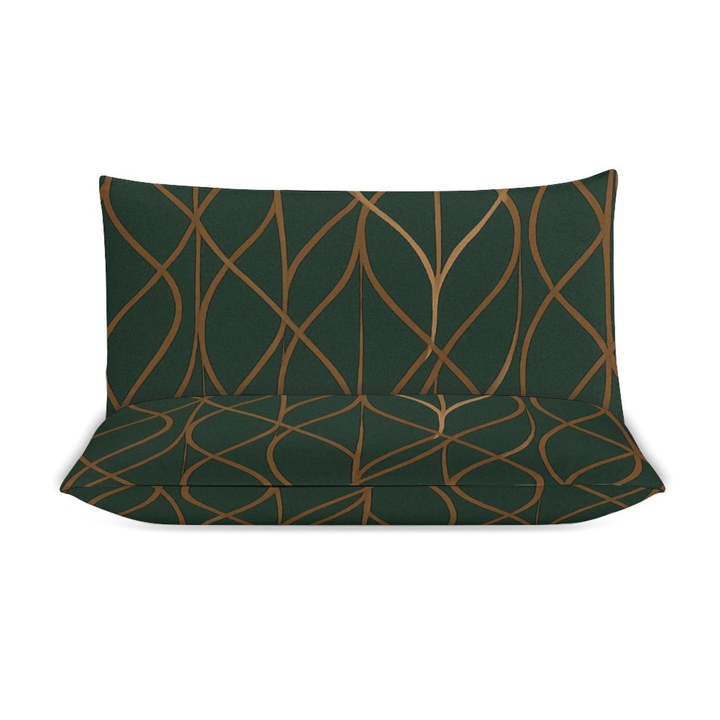 Design 3-Piece Bedding Set (1 Duvet Cover + 2 Pillow Shams) – 90"×90"