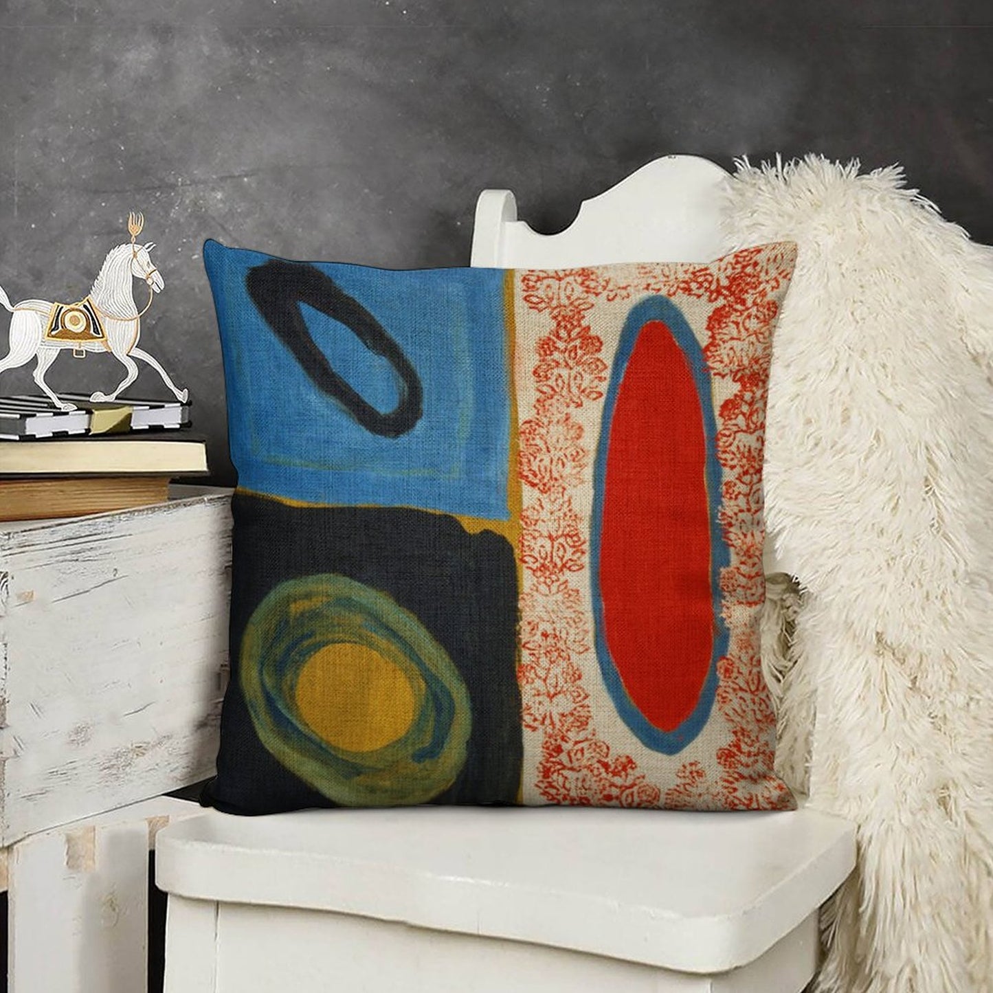 Design Custom Linen Pillow Case 18x18 Inch (Two-Side Printing) (Set of 4)
