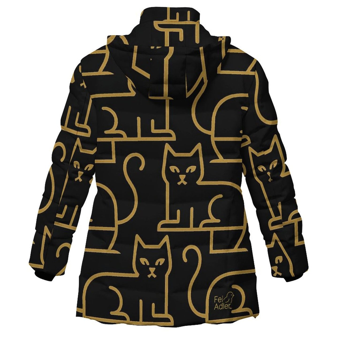Design Women's Hooded Puffer Coat
